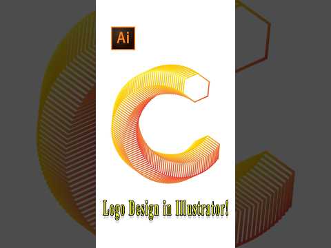 Unique Logo Design in Adobe Illustrator!