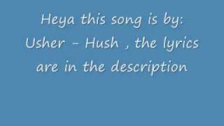 Usher - Hush (lyrics)