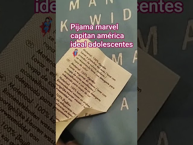 Vídeo relacionado con Marvel Pijama para Hombre Capitán América Azul Size Small