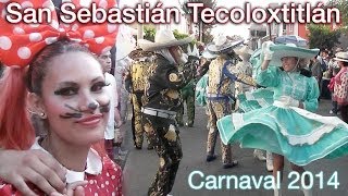 preview picture of video 'CARNAVAL DE SAN SEBASTIÁN TECOLOXTITLÁN EN IZTAPALAPA SÁBADO 22 DE MARZO 2014 FULL HD'