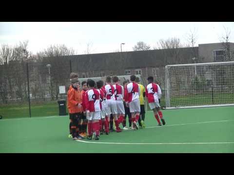 Isaiah Ahmed Bekerwedstrijd DE MEERN JO12-2 - UVV JO12-1 1ste helft (0-2) 25 feb 2017