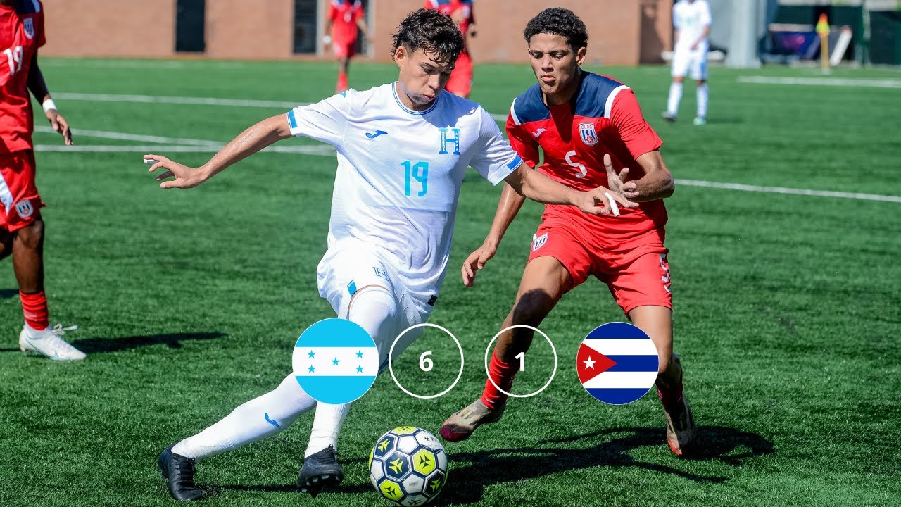 🎥🇭🇳🔥 ¡Honduras goleó a Cuba el Sub-19!