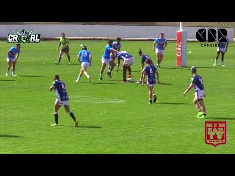 2018 U18's R2: Queanbeyan Blues 2018 54 d Tuggeranong Bushrangers RLFC - Bushies 4