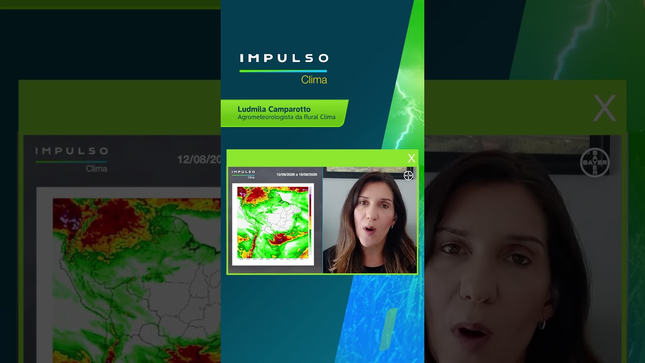 Terceira semana de agosto terá chuva | Teaser Impulso Clima