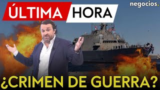 ÚLTIMA HORA | ¿Crimen de guerra? EEUU usó aviación camuflada como civil en un ataque a un barco