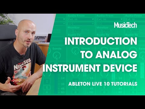 Ableton Live Tutorials: Introduction to the Analog Instrument Device