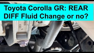 2023-2025 Toyota GR Corolla Rear Differential: Open vs. LSD, Noises