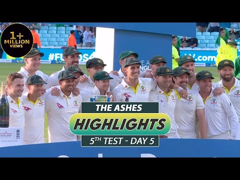 5th Test - Day 5 | Highlights | The Ashes | England vs Australia | 31st July 2023