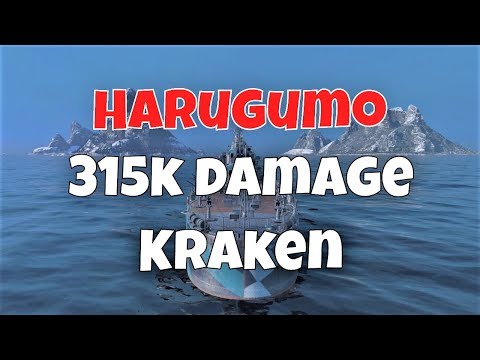 Harugumo T10 IJN DD | 315k Damage, 6 Kills | World of Warships