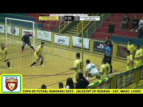 Solução Credi (Ap. do Taboado/MS) 2 x 3 Ouromix Croncreto FC (Iturama/MG).