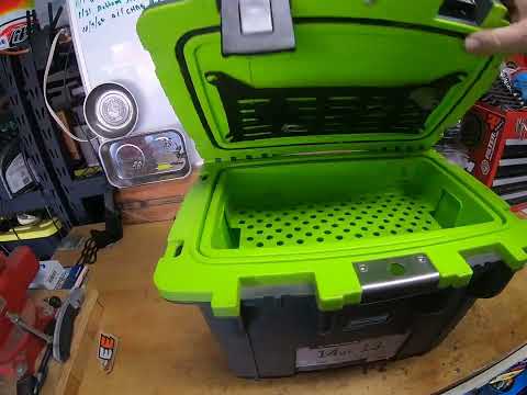 1 Year review of Pelican 14qt personal cooler.@PelicanProductsInc