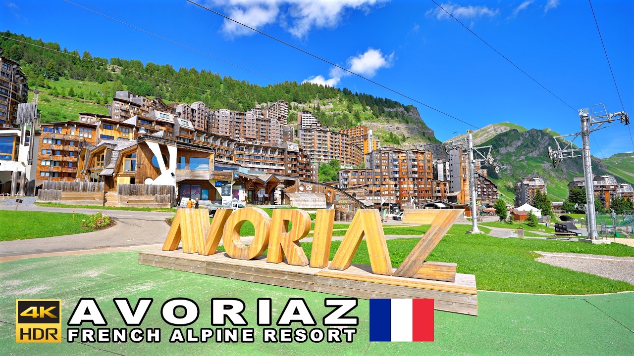 🇫🇷 Avoriaz France | One of the Most Beautiful Resorts in France 4K 60fps