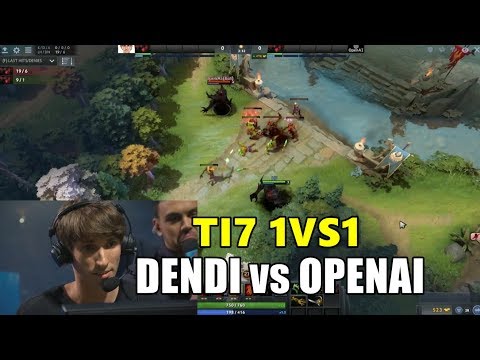 DENDI vs OPENAI BOT 1VS1 TI7 (1080p 60fps)
