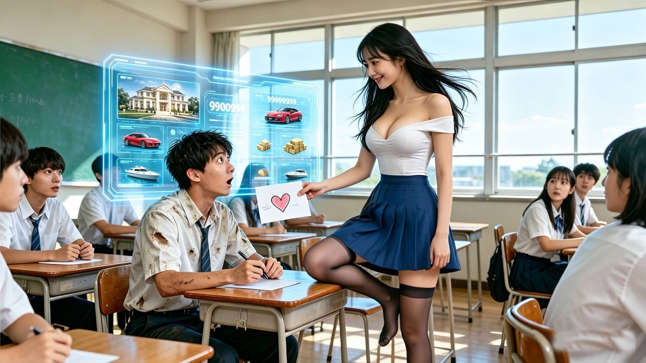بعد اعتراف أجمل فتاة بحبها له، حصل على نظام هوية وأصبح وريث ملياردير!