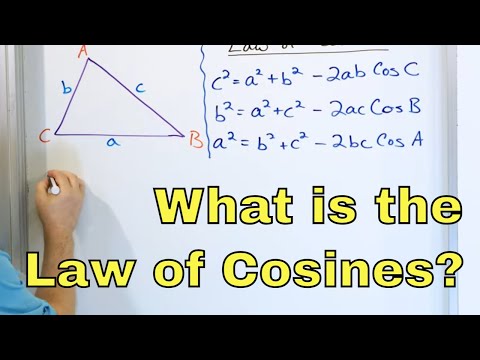 Law of Cosines - Formula, Examples & Proof - [2-20-4]