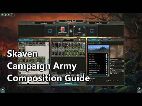 Skaven army composition guide for campaign (w/DLC) - Warhammer II