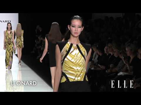 Leonard 2013 SS Runway Show Paris Fashion Week ELLE TV