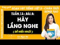 Vở bài tập Tiếng Việt Lớp 5 Bài 8: Hãy lắng nghe