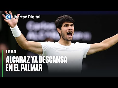 Carlos Alcaraz ya descansa en El Palmar tras la victoria en Wimbledon
