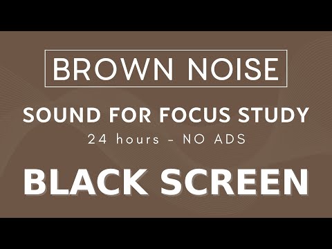 BROWN NOISE Sound For Sleep Instantly And Beat Insomnia - BLACK SCREEN | Sound For 24H No ADS