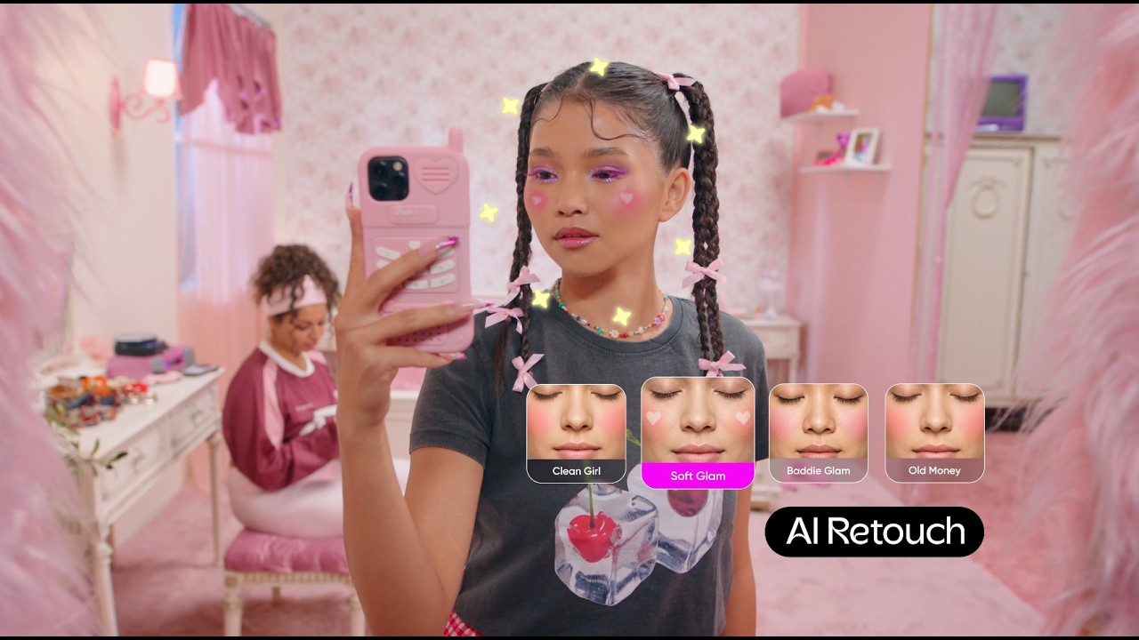 One Selfie. Endless Styled Looks With Picsart AI Retouch