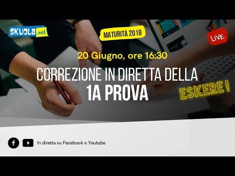 Maturità 2018: la correzione della prima prova