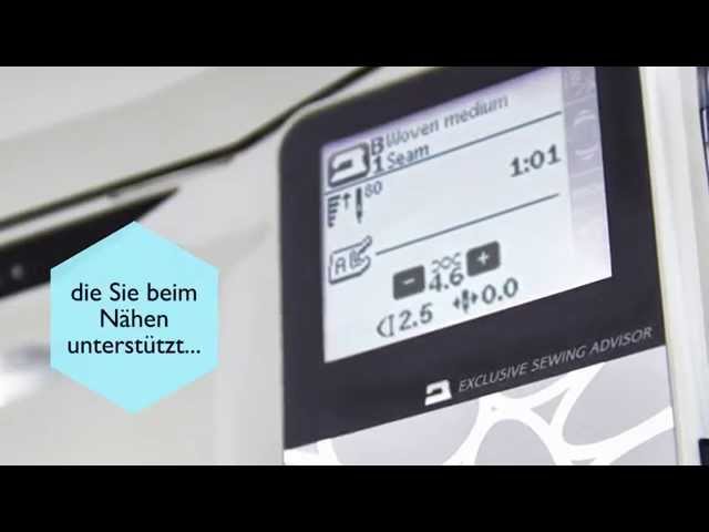 Video teaser for Opal™ 690Q Sewing Machines (Deutsch) by HUSQVARNA VIKING®