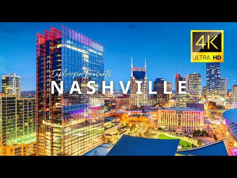 Nashville, Tennessee, USA 🇺🇸 in 4K ULTRA HD 60FPS Video by Drone