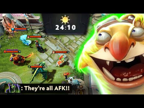How I make my 6.5k enemy AFK in Base at 24minutes?