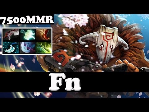 Fn 7500 MMR Plays Juggernault Vol 1 - Ranked Match Gameplay - Dota 2