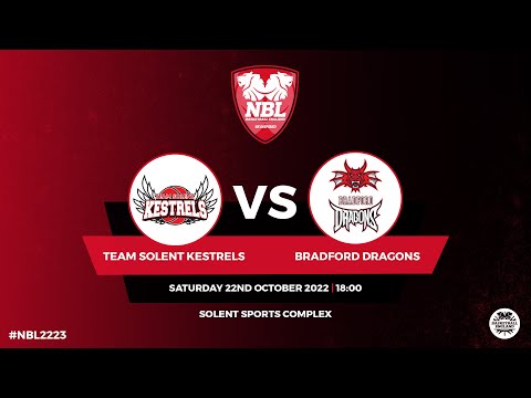 NBL1:Team Solent Kestrels v Bradford Dragons - 22.10.2022