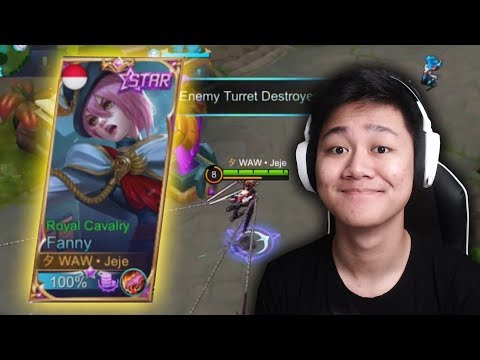 AUTO JAGO ATRAKSI KABEL PAKE SKIN FANNY INI - Mobile Legends Indonesia