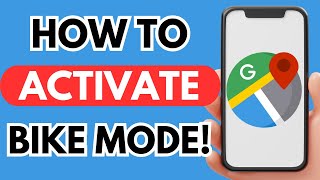 How to activate bike mode in Google maps - Google maps bicycle mode (Easy 2024)