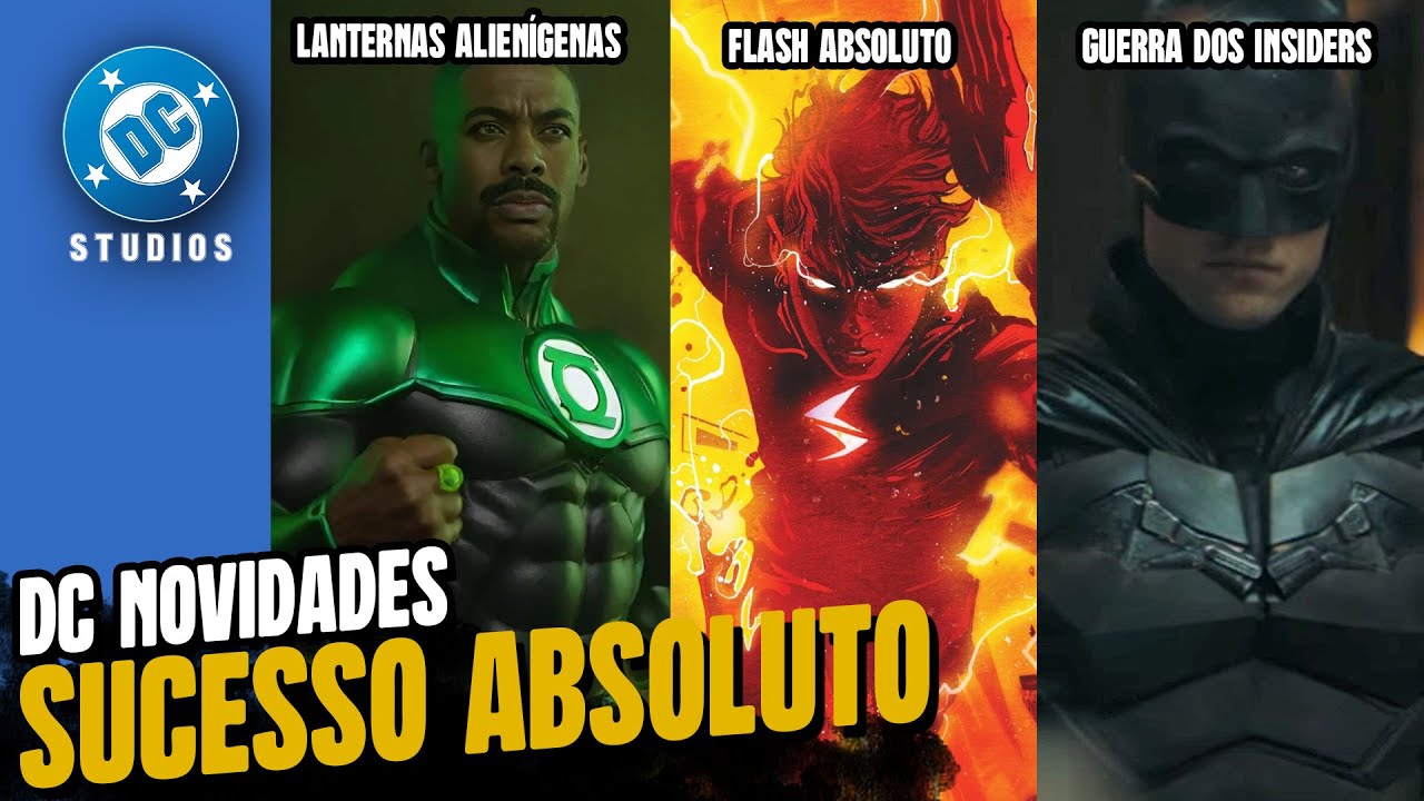 MUITO HYPE! DCU NOVIDADES + ALIENIGENAS em LANTERNAS + ABSOLUTE BOMBANDO e THE BATMAN 2