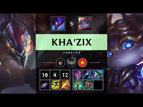 Kha'Zix Jungle vs Poppy - VN Challenger Patch 25.09