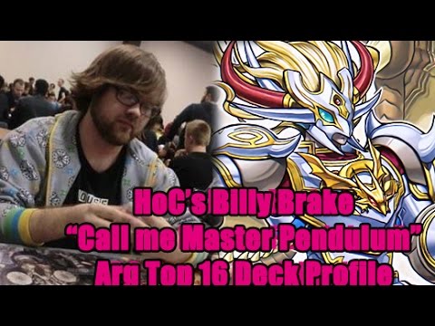 HoC Billy Brake's Top 16 Draco Pals deck profile ARG Dallas/Fort Worth 2016