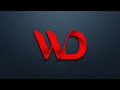 3D Letter Logo WD Logo Design For Free Use Illustrator Textlogo Graphicdesign