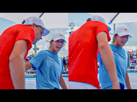 Sinner’s Reaction When Emma Navarro Wanted to Be His Hitting Partner | Cincinnati 2025