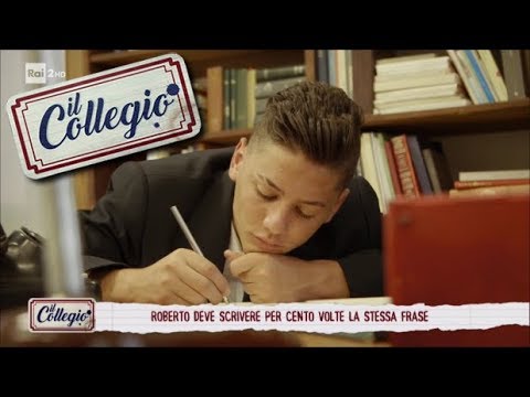 Amara lezione di matematica per Roberto Magro - Seconda puntata - Il Collegio 2