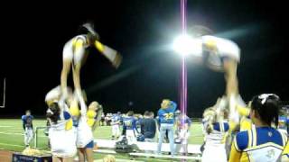 Sabrina And Cassidy front flip cradle