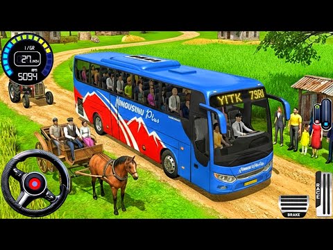 Extreme Bus Simulator 2026 - Indian Offroad Bus Driving Games - Bus Game Andriod Gameplay