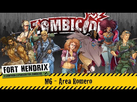 Zombicide 2nd Edition: Fort Hendrix Campaign (Mission M6) Board Game Gameplay | Live Stream Replay