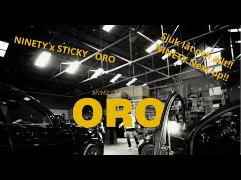Reagerar på NINETY x STICKY - ORO  (OFFICIAL MUSICVIDEO)