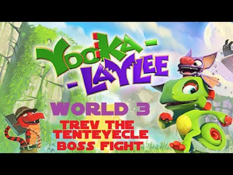 Yooka Laylee Pagie Guide - Moodymaze Marsh Boss (Pagie 15)