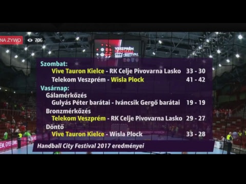 Vive Kielce vs Orlen Wisła Płock - Finał Veszprem Handball City Festival 2017