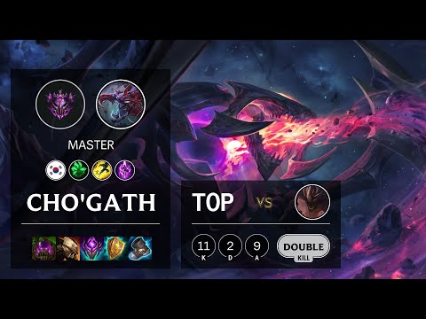 Cho'Gath Top vs Malphite - KR Master Patch 10.24