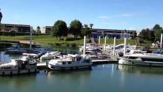 preview picture of video 'Port de plaisance de Chalon sur Saône 2014, bords de Saône, tourisme fluvial en Bourgogne'