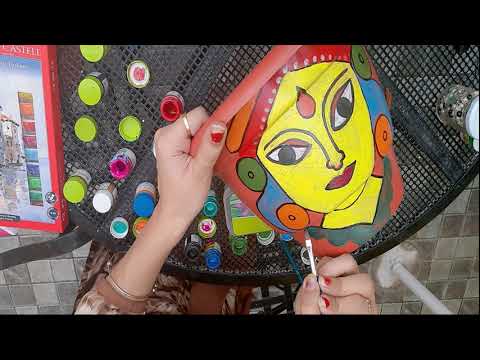 Ethenic Flower Pot Decoration | unique pot decoration Idea