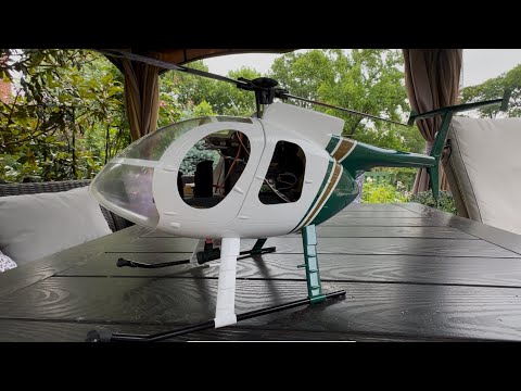 It’s huge! My favorite Rc helicopter to date Rotoscale 470 Md500