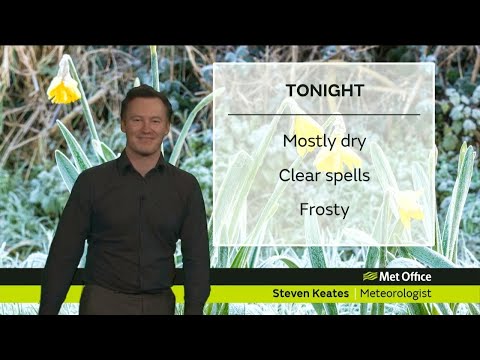 Sunday evening forecast 25/03/18